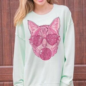 Simply Southern Light Green Sweatshirt